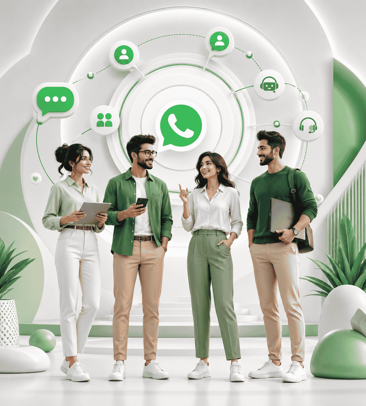 Team discussing the Wazentra product direction